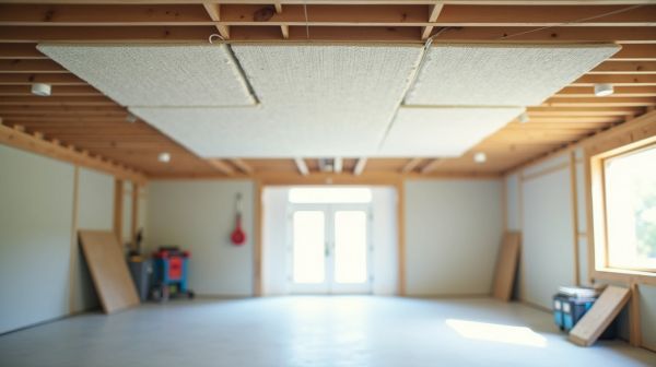 Choisir les meilleurs isolants collables pour un plafond de garage